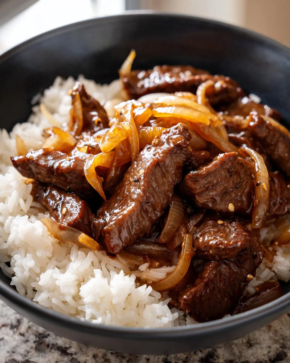 Sizzling Chinese Pepper Steak Onions - detail 3