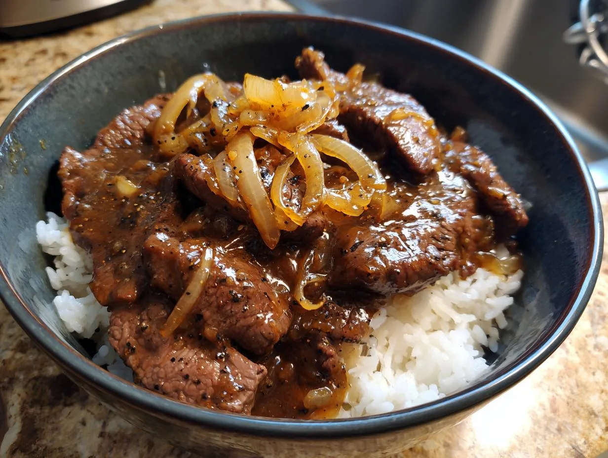 Sizzling Chinese Pepper Steak Onions Ready in 30 Minutes