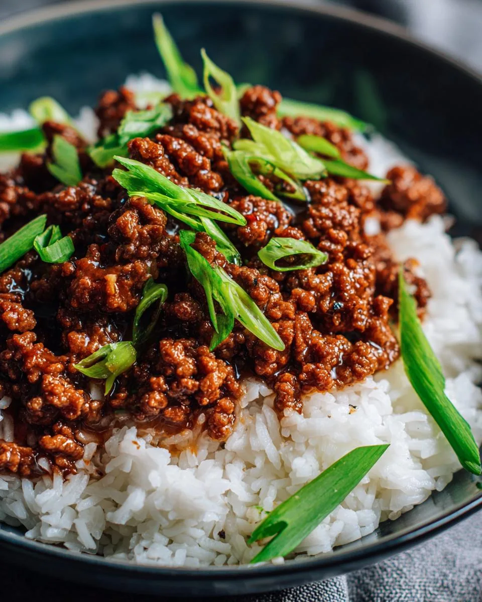 Spicy Mongolian Minced Beef - detail 2