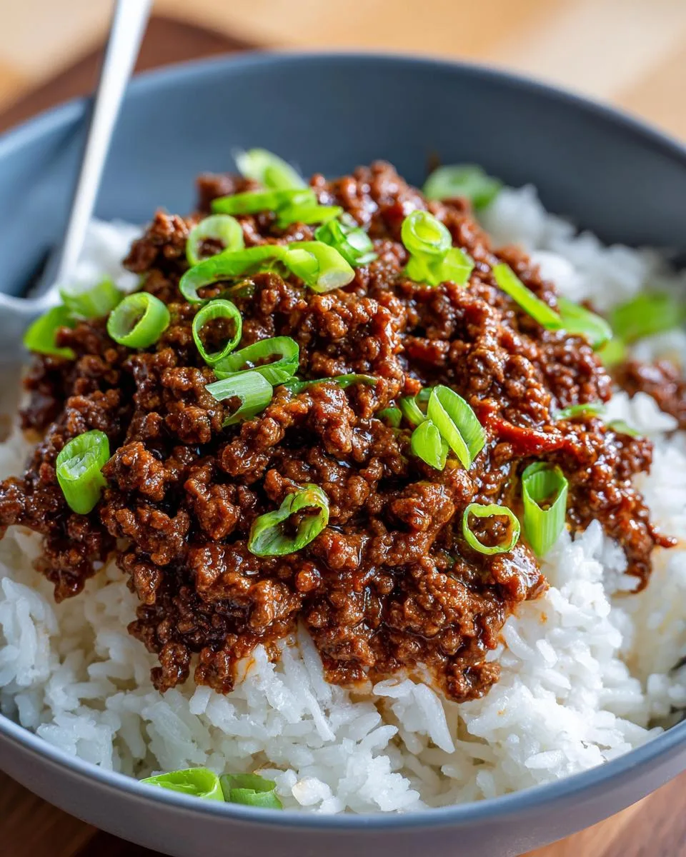 Spicy Mongolian Minced Beef - detail 3