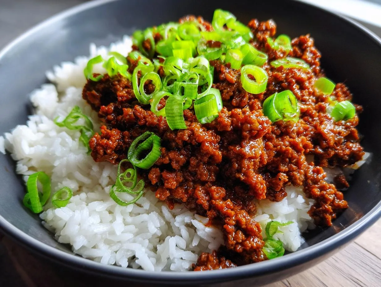 Spicy Mongolian Minced Beef: A 25-Minute Flavor Bomb