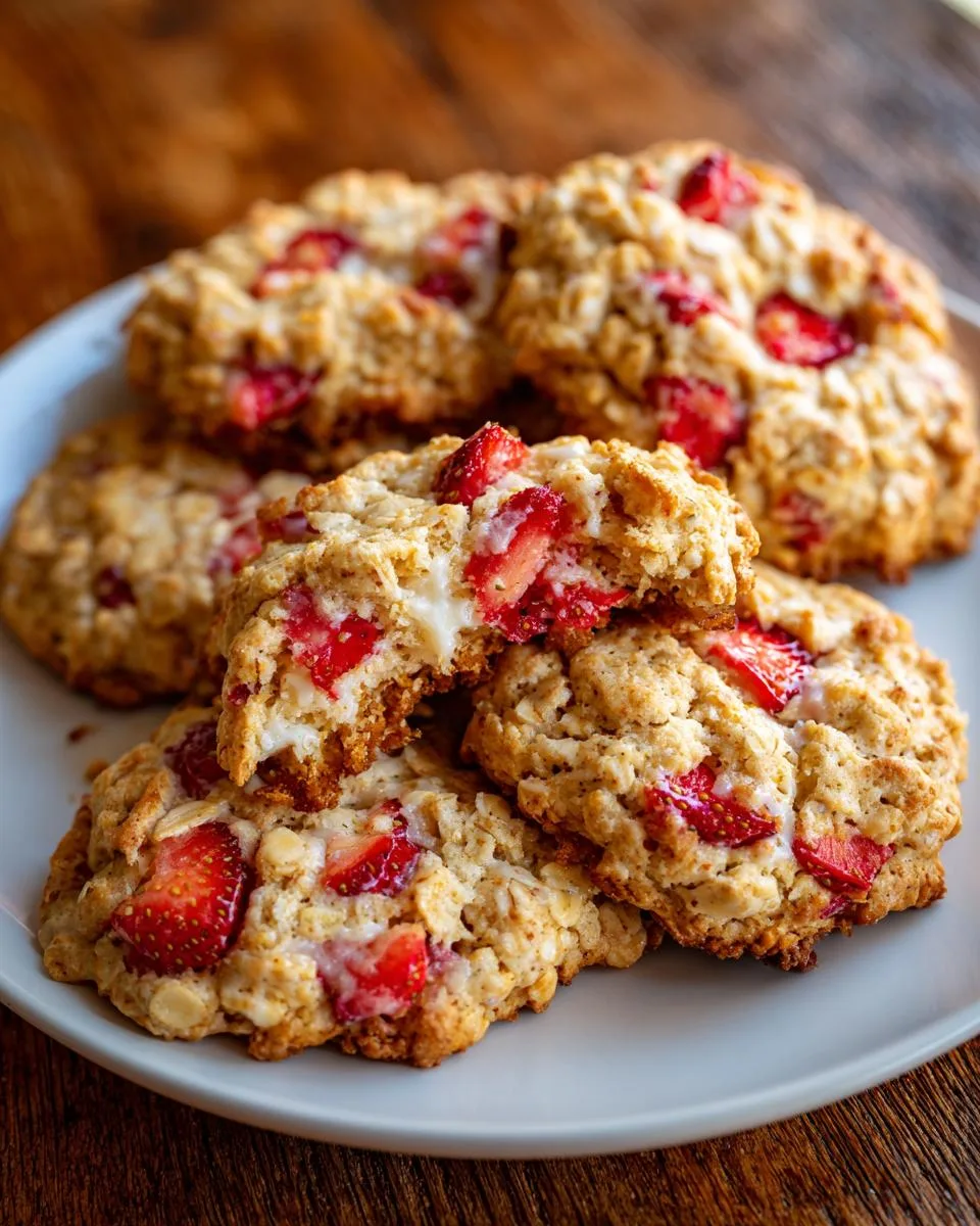Strawberry Banana Cottage Cheese Cookies - detail 1