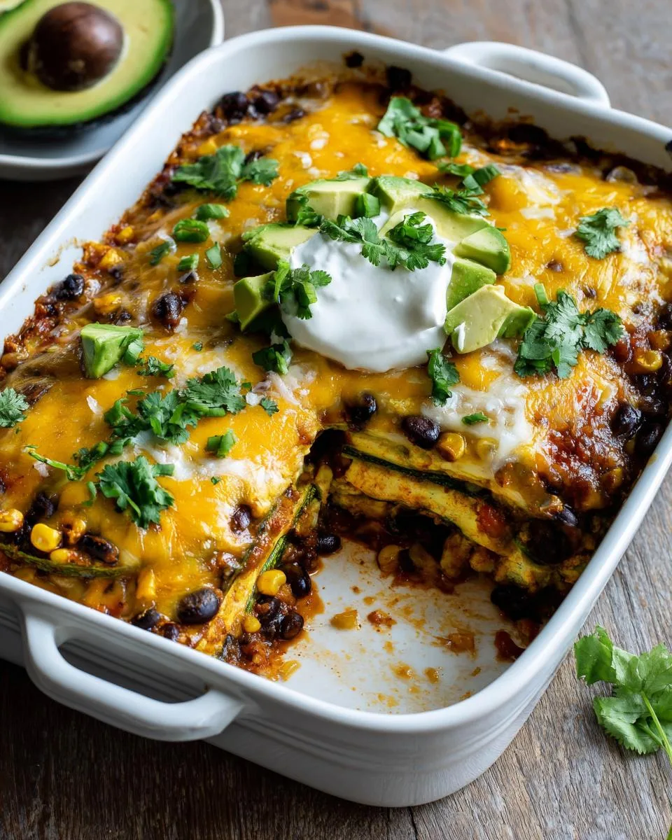Tex-Mex Zucchini Bake - detail 1