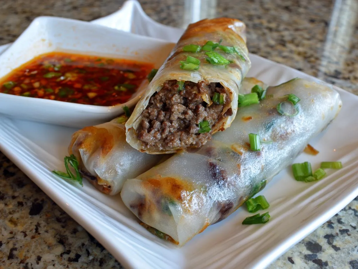 30-Minute Thai Basil Beef Rolls – Bold & Irresistible