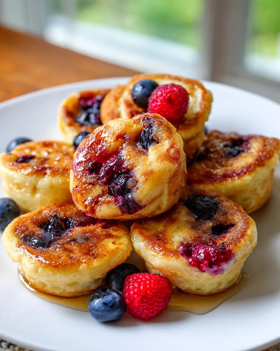 Triple Berry Cottage Cheese Pancake Bites - detail 2