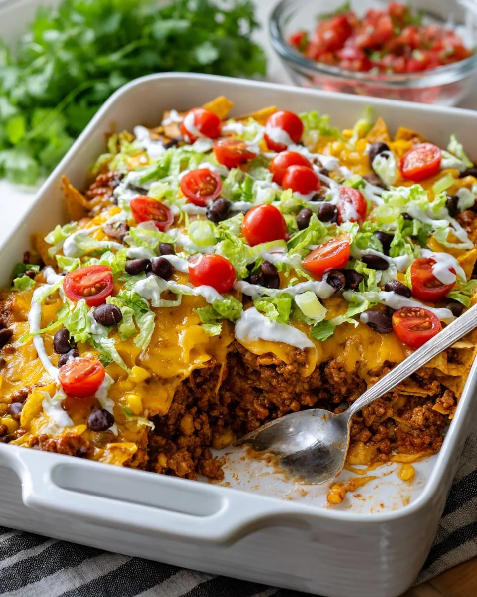 Walking Taco Casserole - detail 2