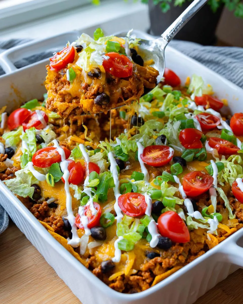 Walking Taco Casserole - detail 3