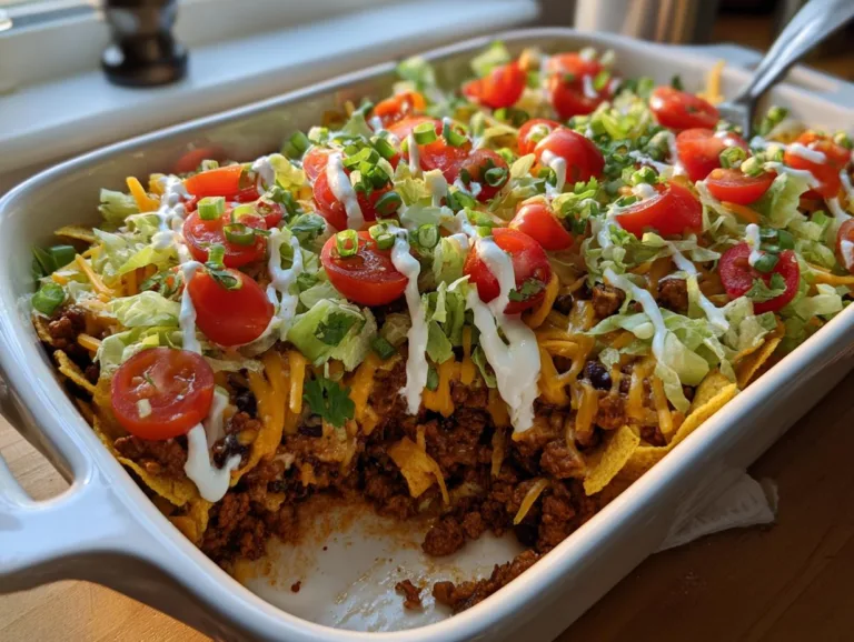 Walking Taco Casserole