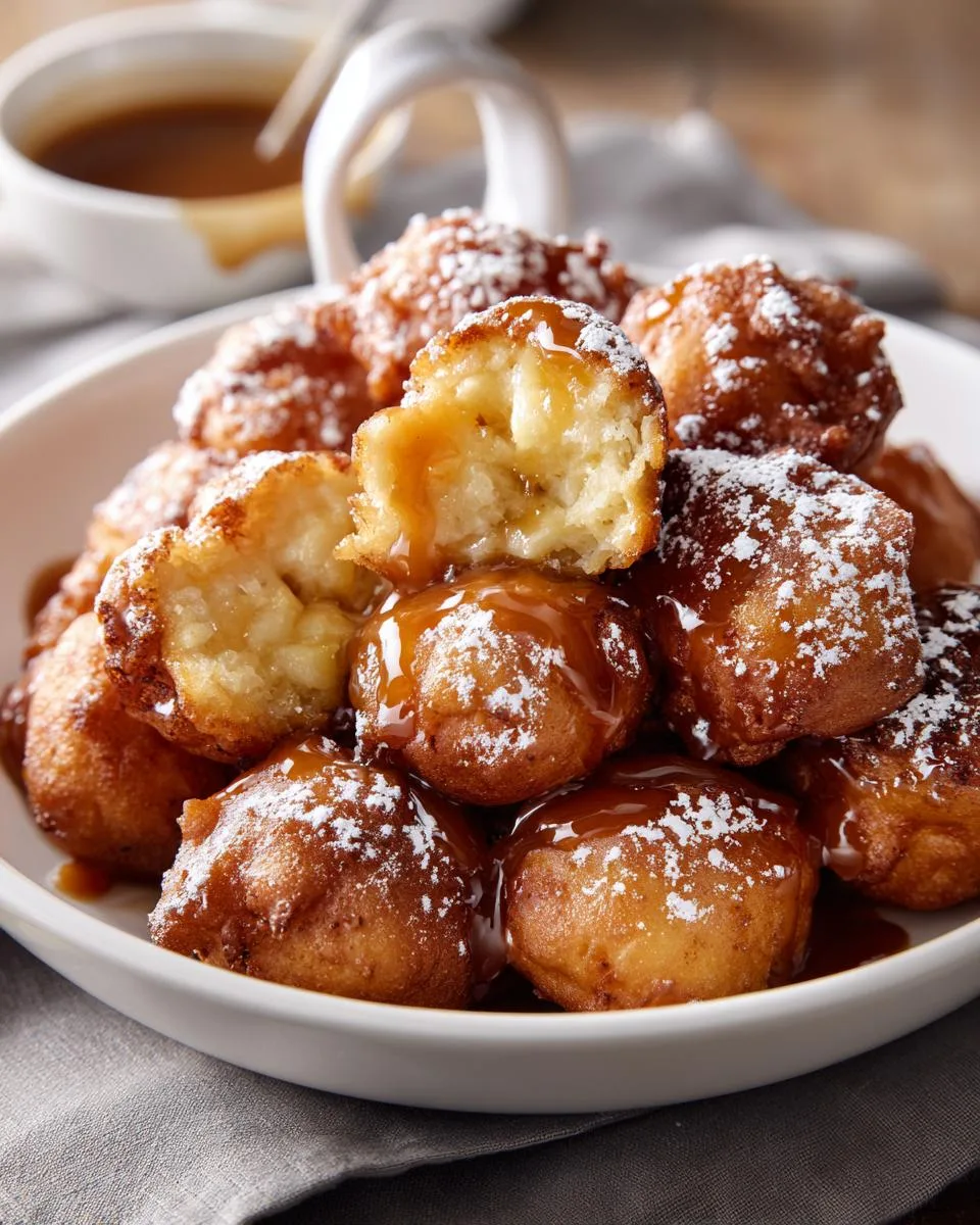 apple fritter bites - detail 1