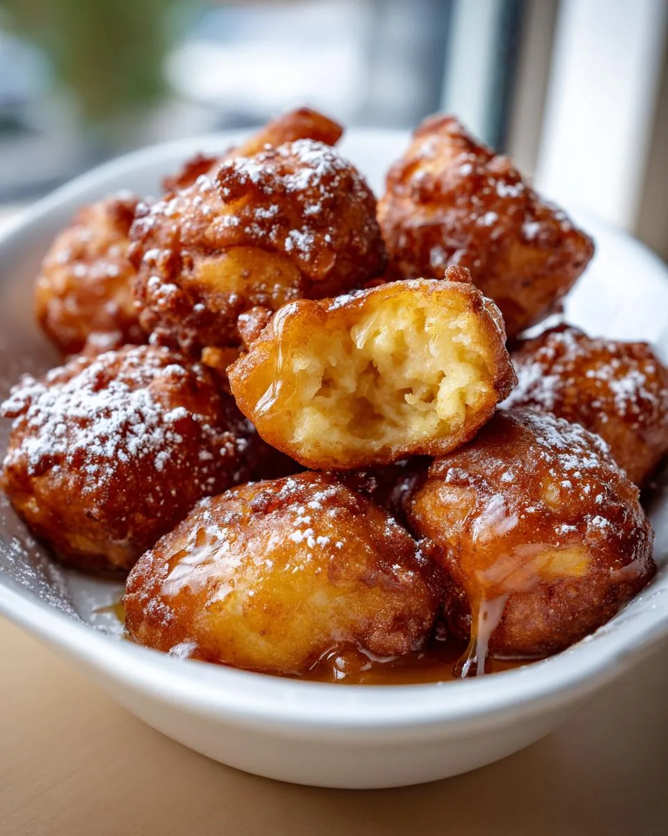 apple fritter bites - detail 3