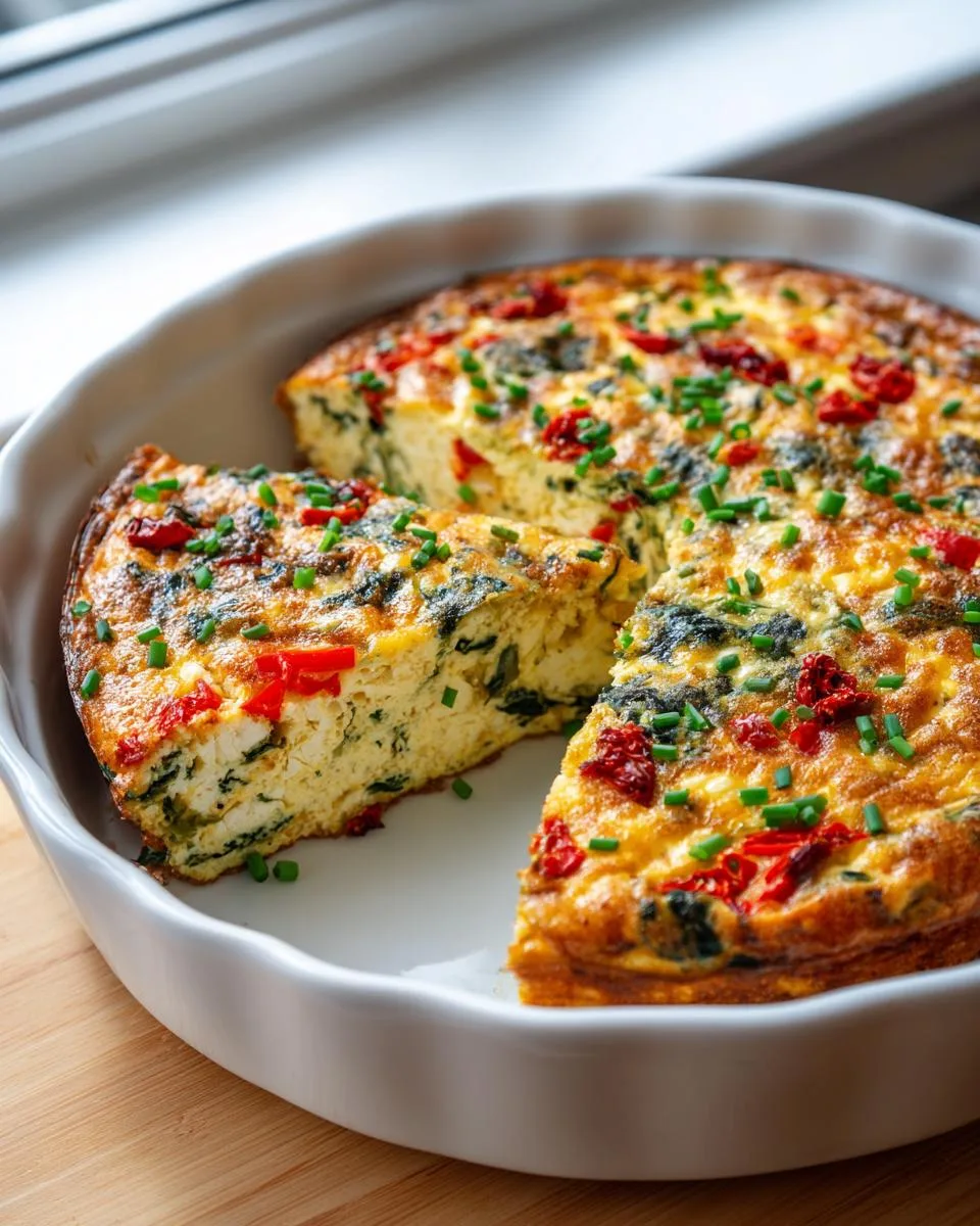 baked cottage cheese eggs - detail 3