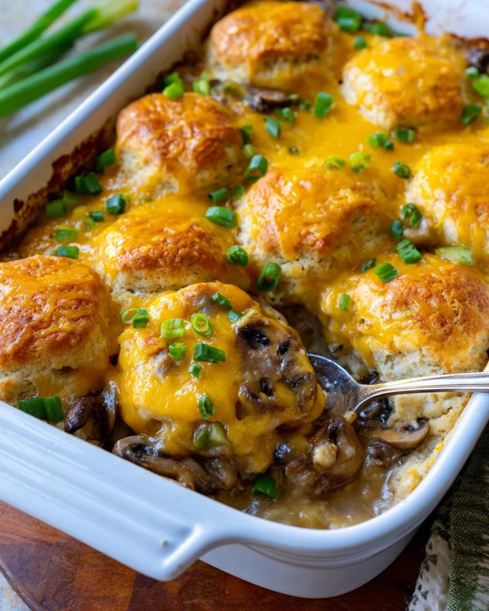 biscuits gravy casserole - detail 1