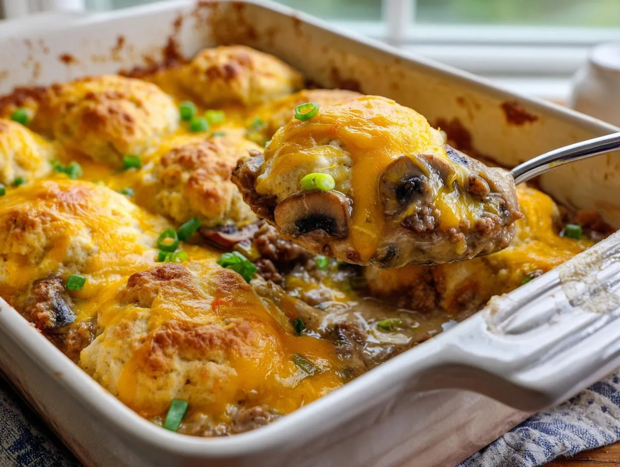 Irresistible Biscuits Gravy Casserole Recipe for 8 Hungry Souls