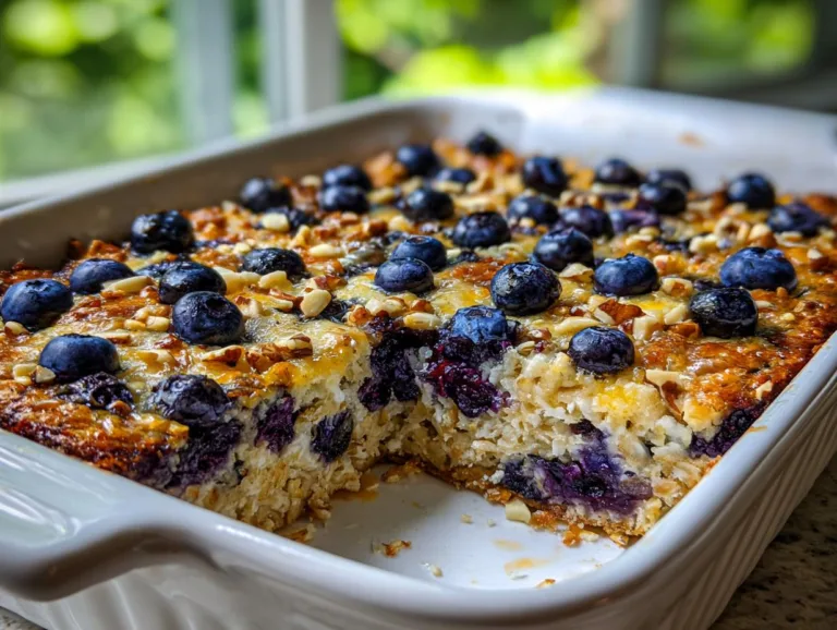 blueberry breakfast casserole