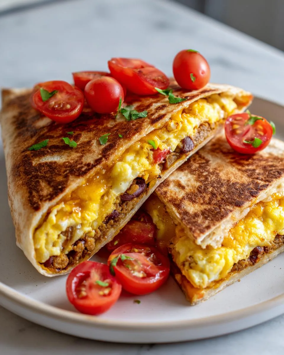 breakfast crunchwrap - detail 2