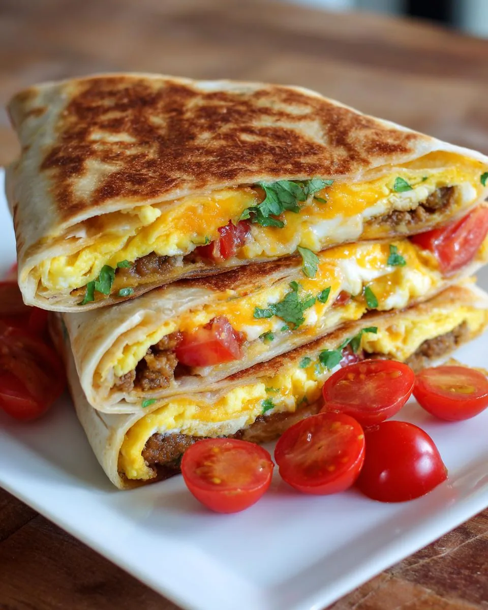 breakfast crunchwrap - detail 3