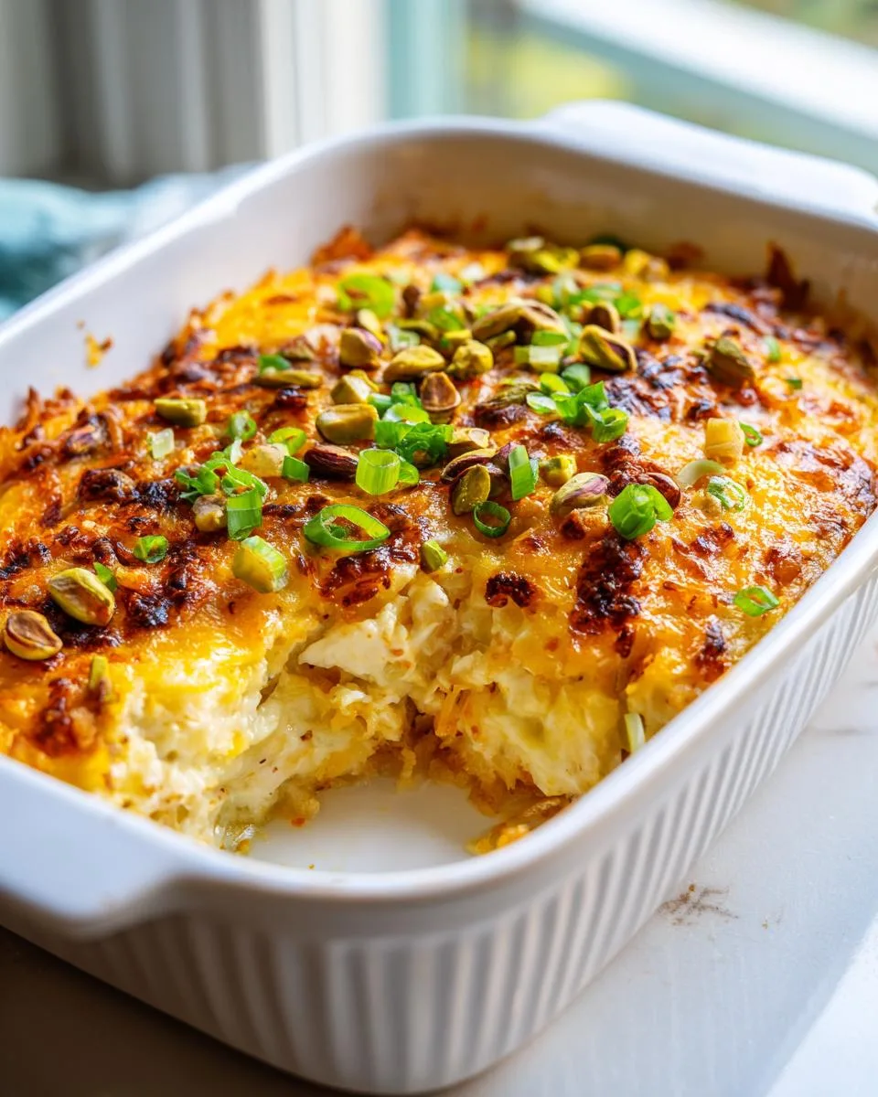 classic breakfast hashbrown casserole - detail 2