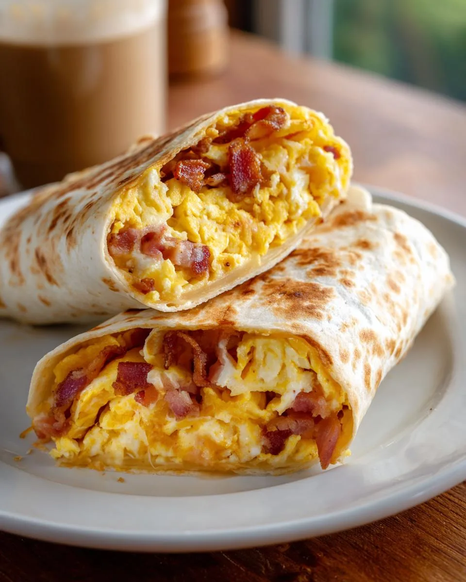 egg breakfast wraps - detail 1