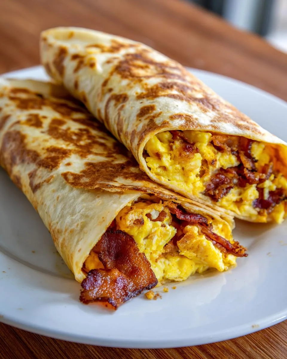 egg breakfast wraps - detail 2
