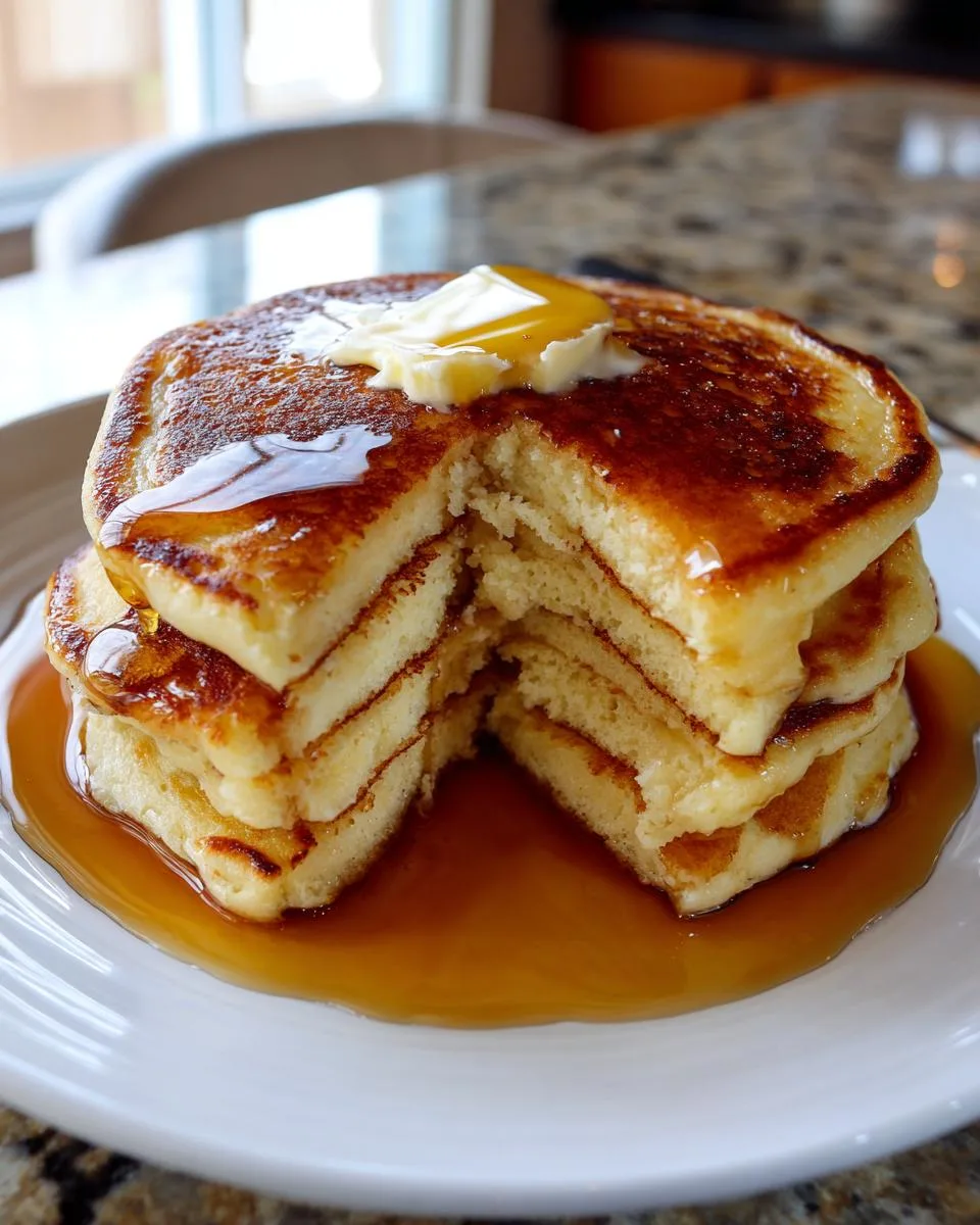 old-fashioned pancakes - detail 1