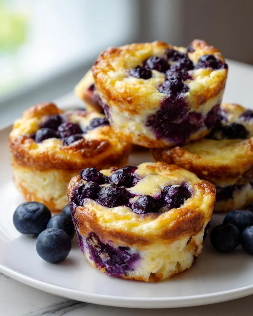 3-Ingredient Blueberry Protein Cups Ready in 25 Minutes