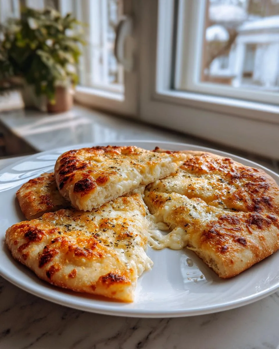 3-Ingredient Cottage Cheese Flatbread - detail 1