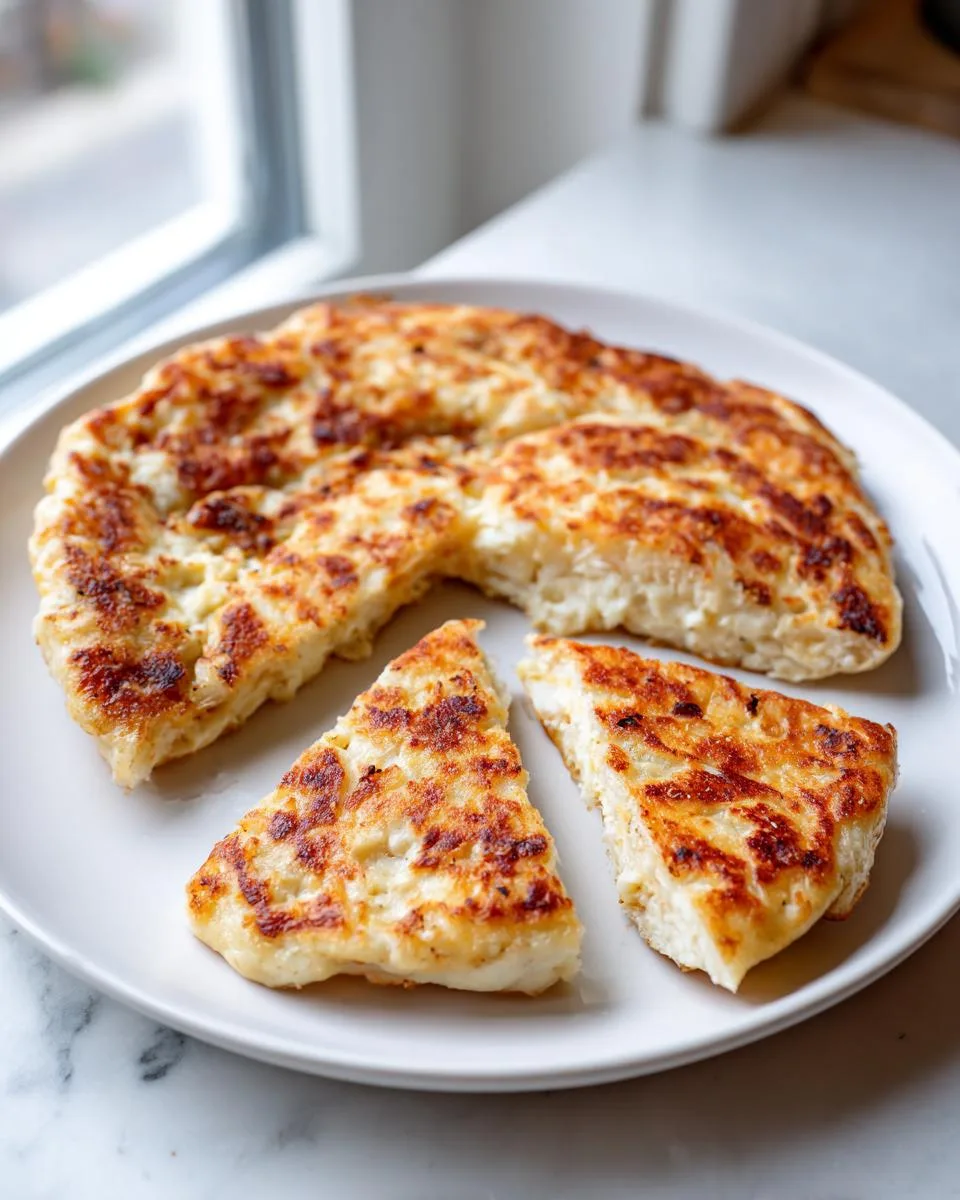 3-Ingredient Cottage Cheese Flatbread - detail 2