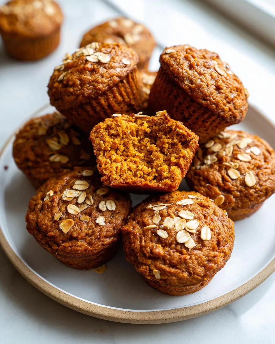 4-Ingredient Pumpkin Oat Muffins - detail 3