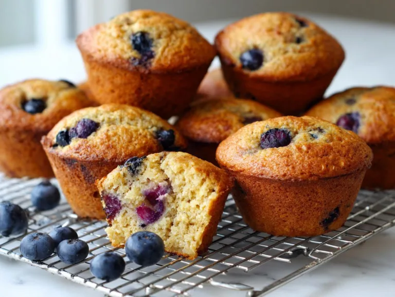 Blueberry Apple Protein Muffins