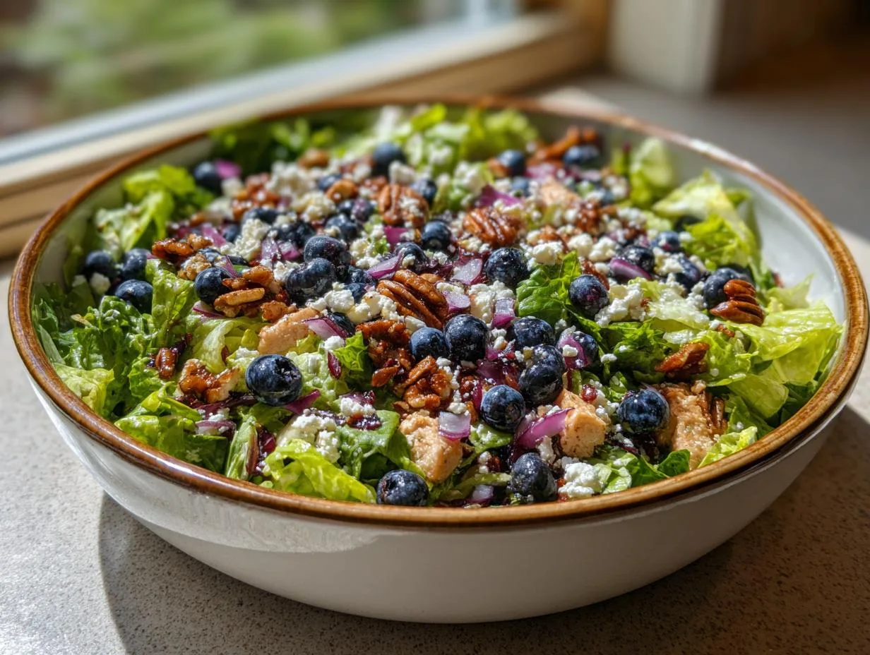 Blueberry Lemon Chicken Chopped Salad in 25 Minutes