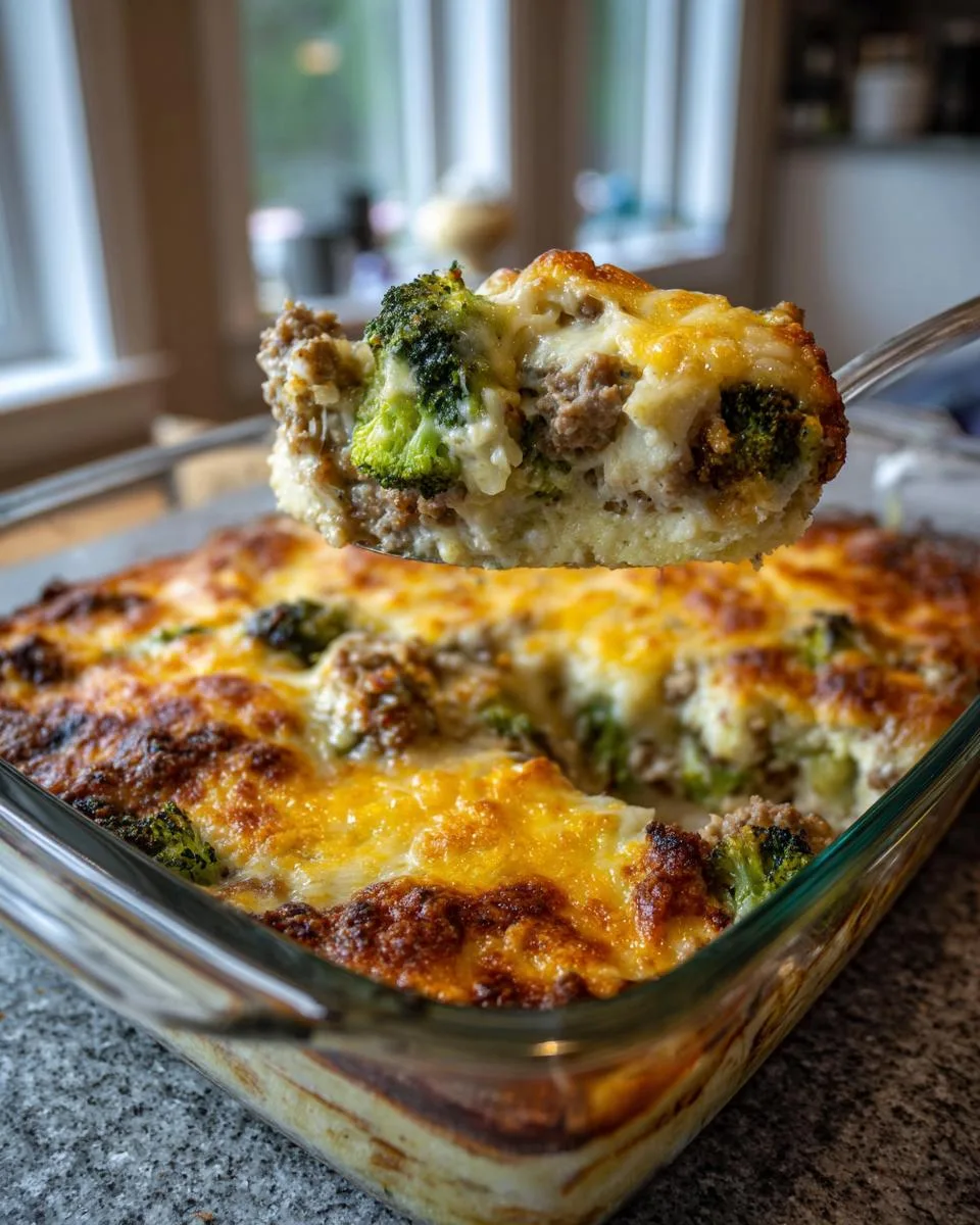 Broccoli Cauliflower Bake with Ground Turkey - detail 1