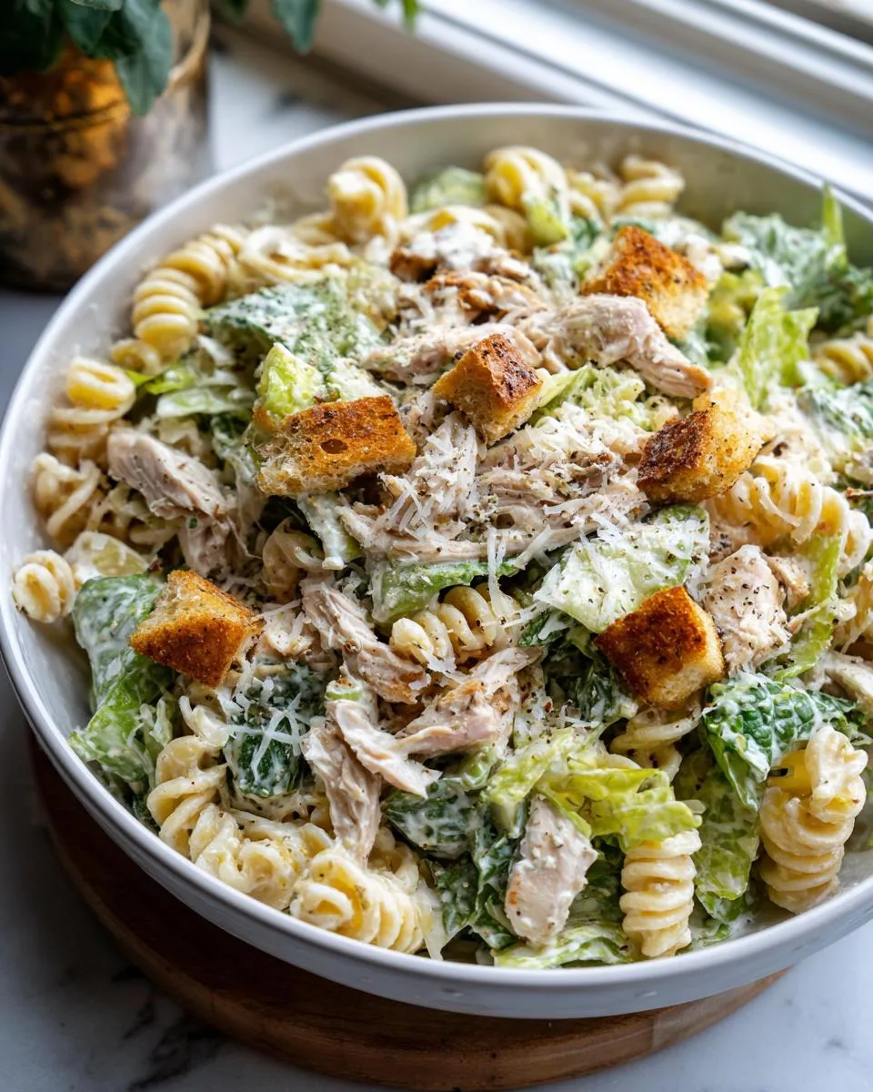 Cottage Cheese Caesar Pasta Salad - detail 1
