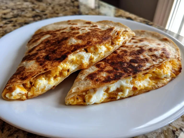 Cottage Cheese Egg White Quesadillas