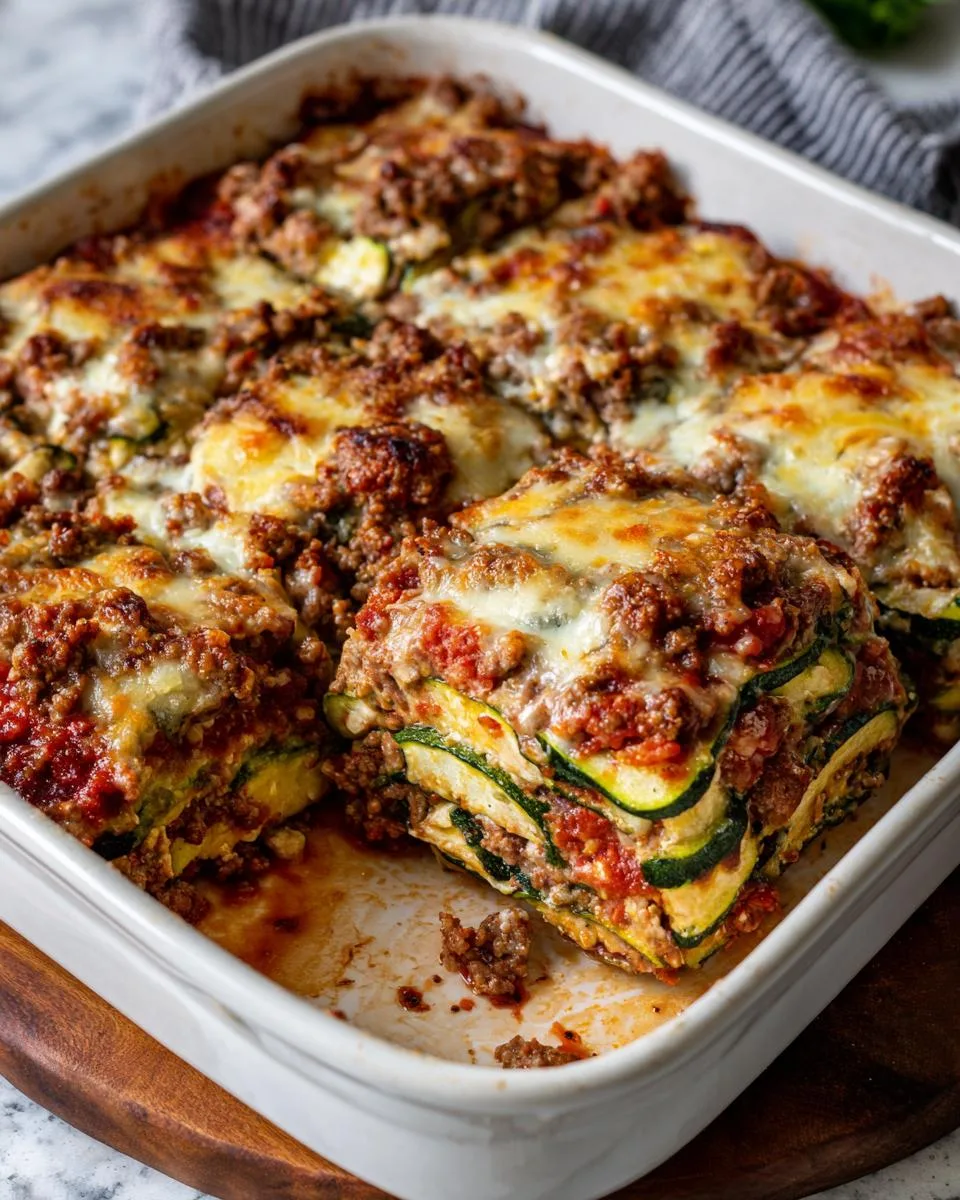 Cottage Cheese Zucchini Hamburger Casserole - detail 1