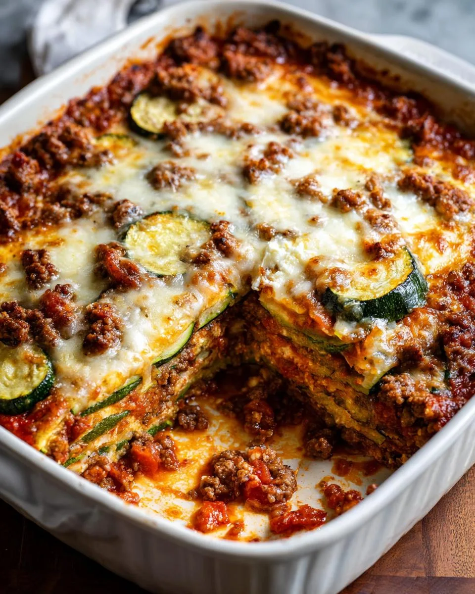 Cottage Cheese Zucchini Hamburger Casserole - detail 2
