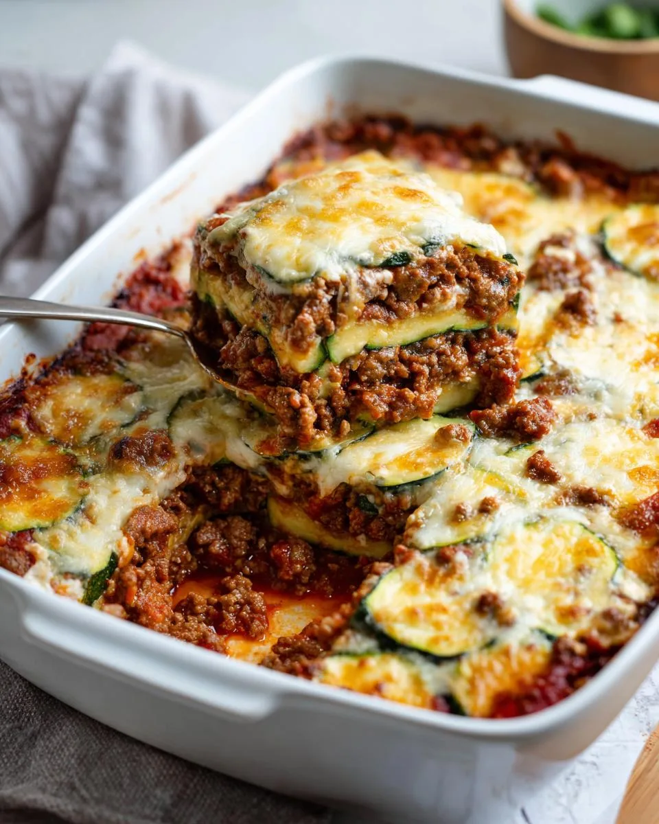 Cottage Cheese Zucchini Hamburger Casserole - detail 3