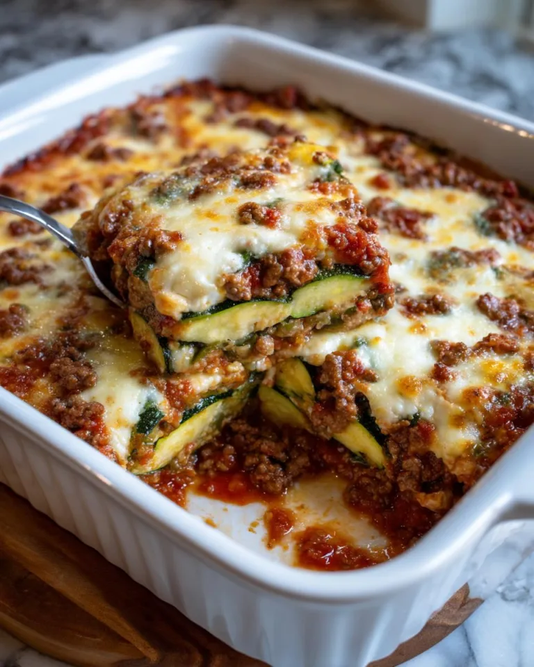 Cottage Cheese Zucchini Hamburger Casserole