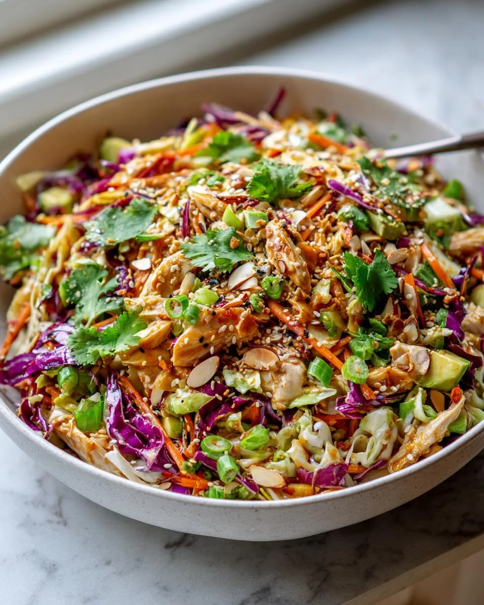 Crunchy Asian Sesame Chicken Salad - detail 1