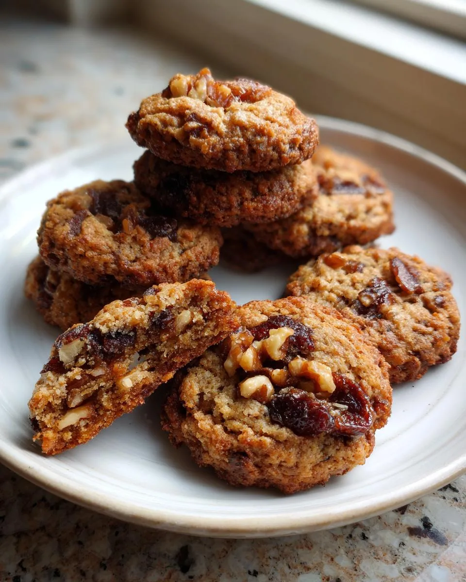 Date and Walnut Cookies - detail 1