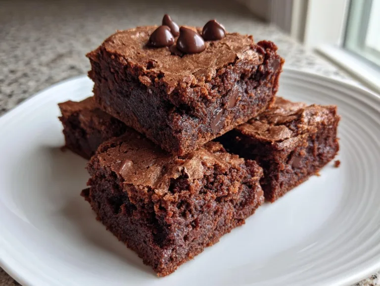 Double Chocolate Cottage Cheese Brownies
