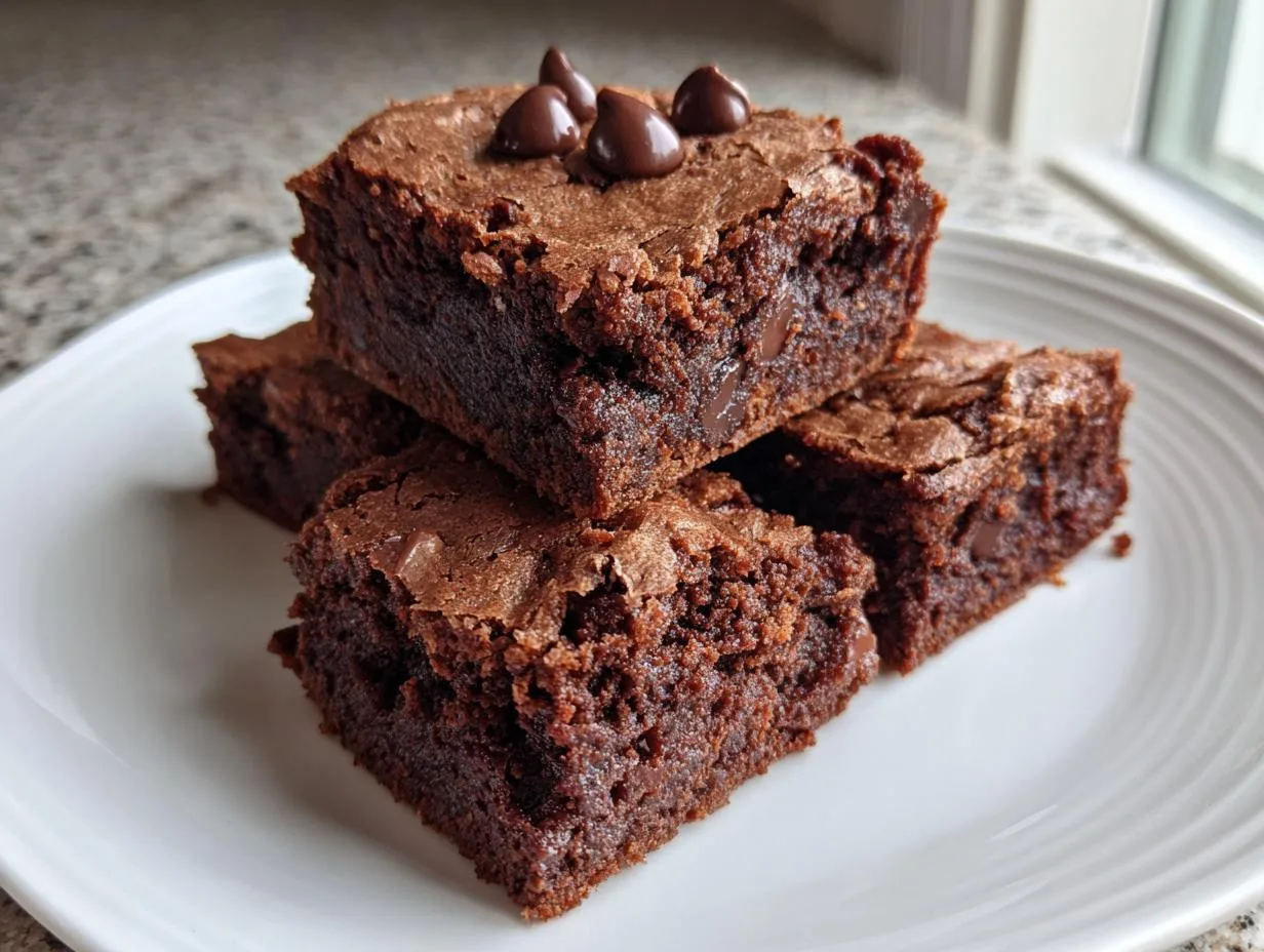 Double Chocolate Cottage Cheese Brownies With 4g Protein