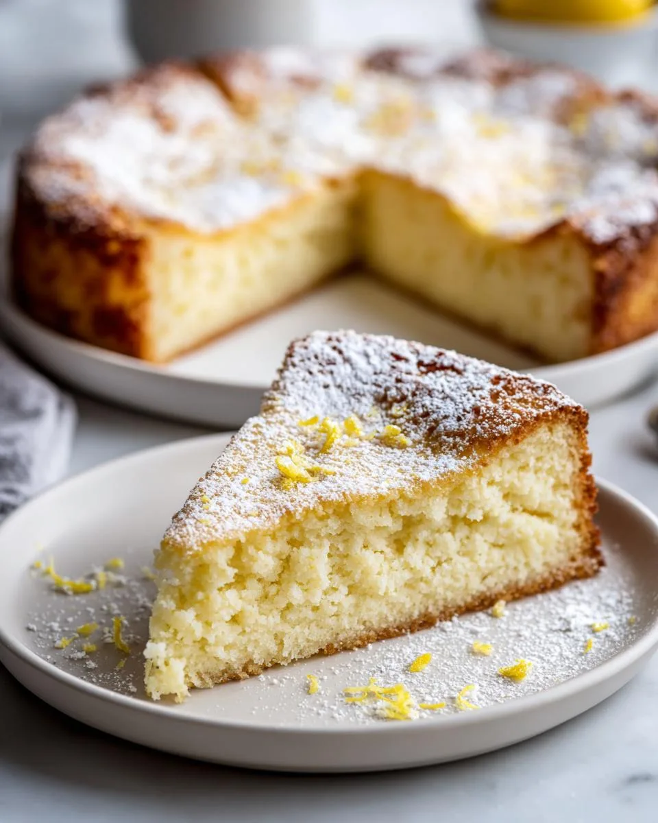 Flourless Lemon Cake - detail 1