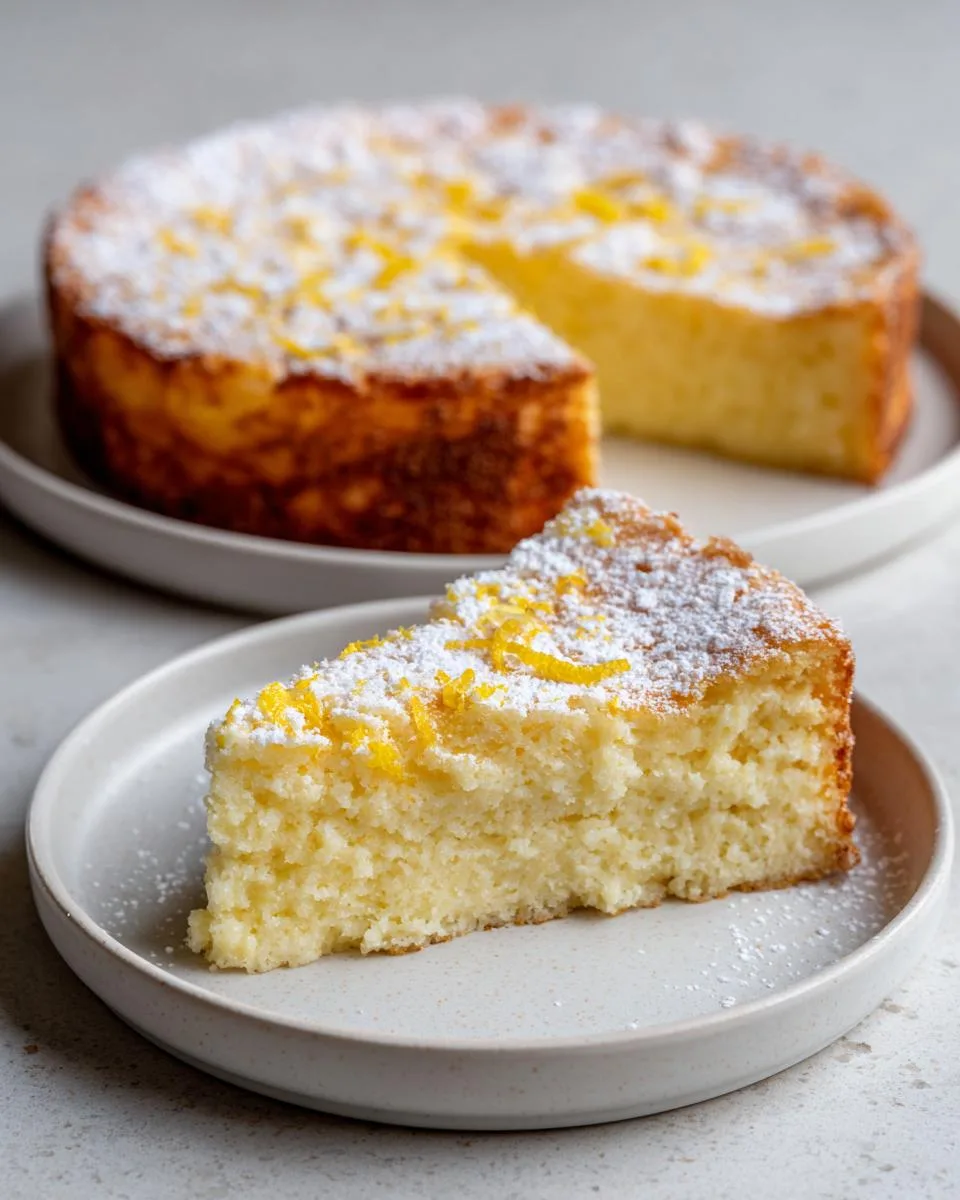 Flourless Lemon Cake - detail 2