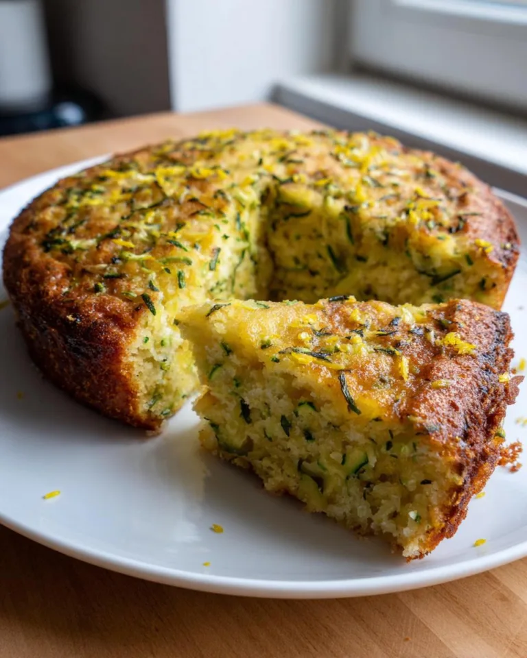 Flourless Lemon Zucchini Cake