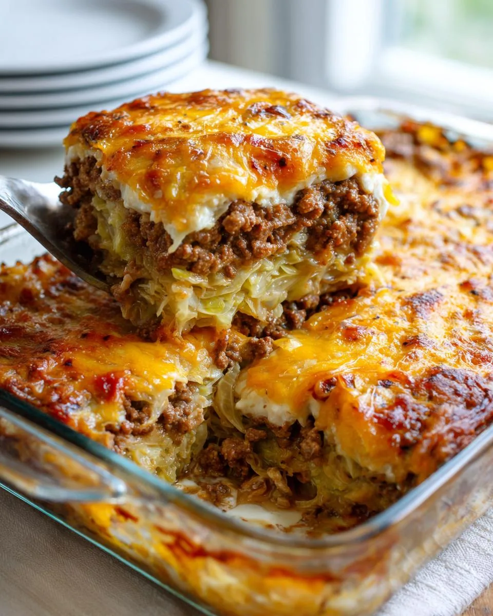 Ground Beef Cabbage Stir-fry Casserole - detail 1