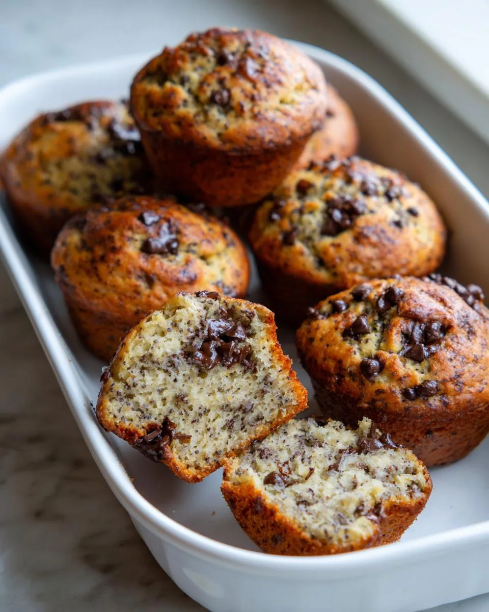 Healthy Greek Yogurt Banana Oat Muffin - detail 2