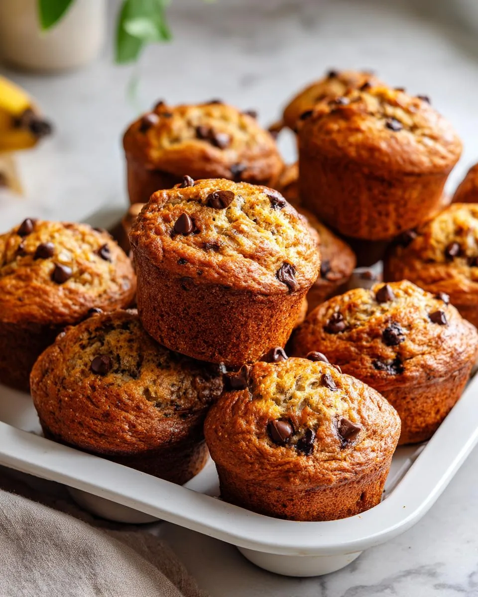 Healthy Greek Yogurt Banana Oat Muffin - detail 3