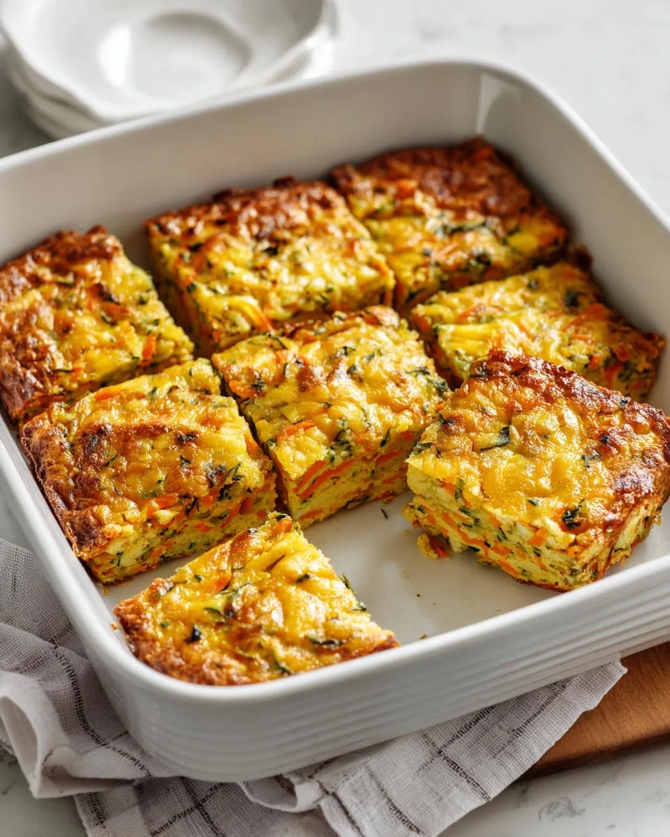 High Protein Veggie Squares - detail 1
