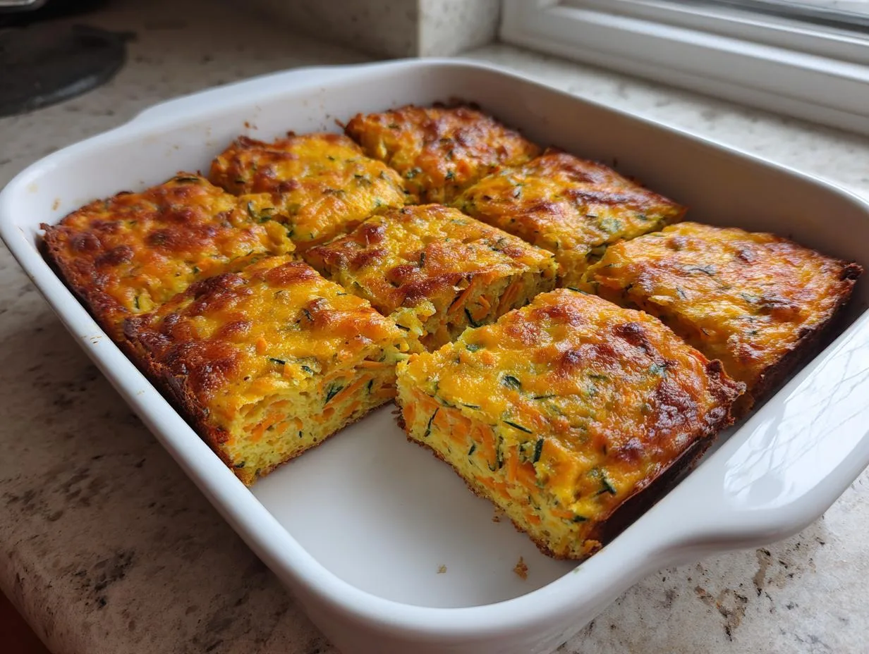High Protein Veggie Squares With 11g Protein Per Bite