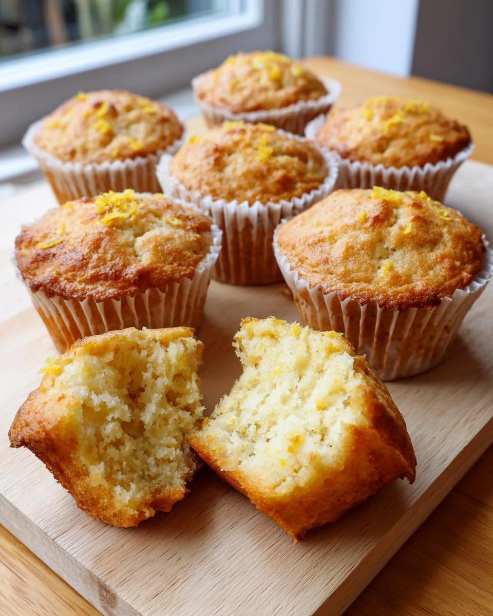 Lemon Cottage Cheese Protein Cupcakes - detail 3